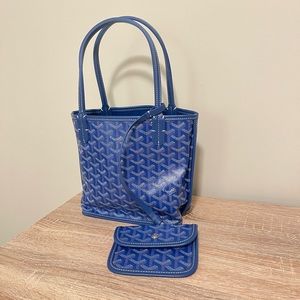 Goyardine Reversible Mini Anjou Bag